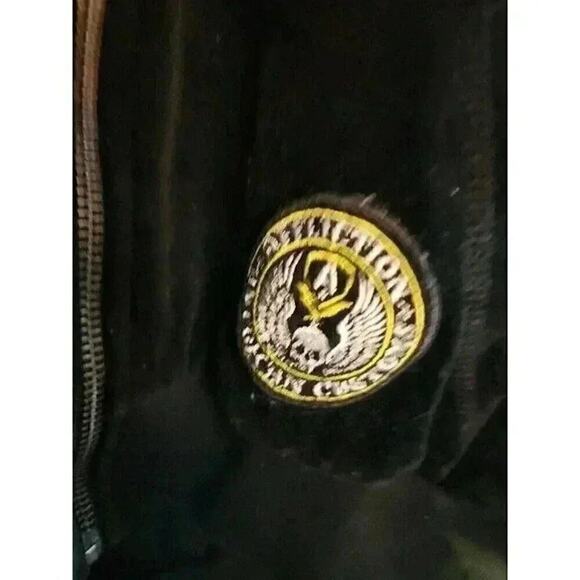 Vintage Rare Affliction Velour Track Jacket Large BBB - Picture 4 of 10